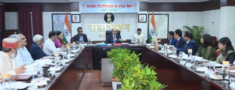 विश्वविद्यालयों एवं कॉलेजों में शैक्षणिक गुणवत्ता बढ़ाने रिक्त पदों पर भर्ती की कार्रवाई प्राथमिकता से करें- राज्यपाल रमेन डेका