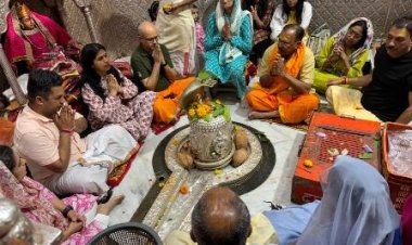 द्वारका स्थित पवित्र नागेश्वर ज्योतिर्लिंग के दर्शन कर देवनानी ने की सबके कल्याण की कामना