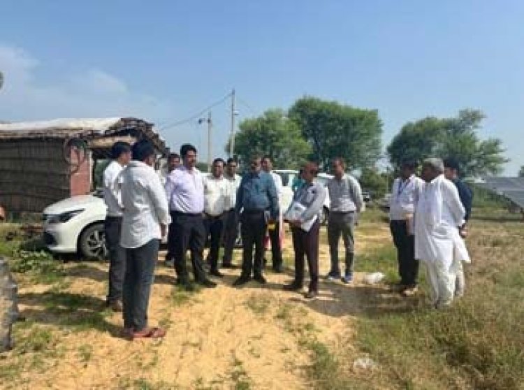 शासन सचिव कृषि एवं उद्यानिकी ने किया भरतपुर व दौसा जिलों का दौरा 