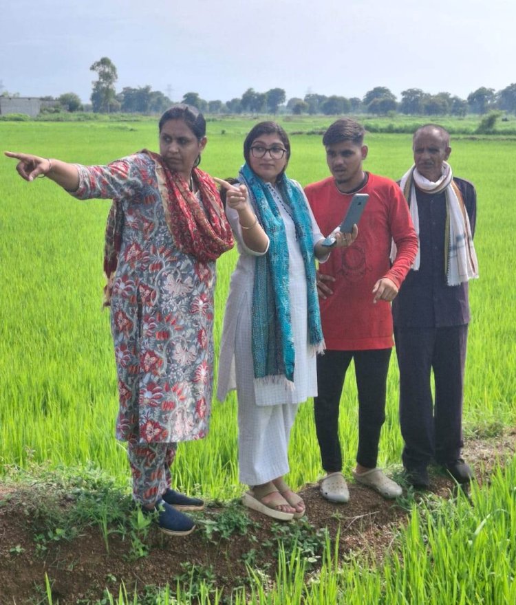  मुख्यमंत्री साय के निर्देश पर रायपुर जिले में किया जा रहा डिजिटल क्रॉप सर्वे 