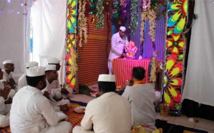 केन्द्रीय जेल रायपुर में आध्यात्मिक वातावरण में मनाया गया गणेश उत्सव