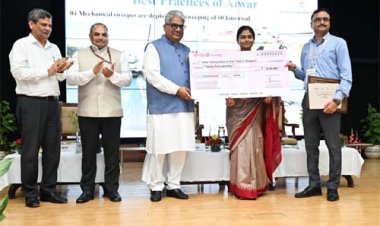 स्वच्छ वायु सर्वेक्षण एवं वेटलैंड सिटी मान्यता समारोह में राजस्थान का बढ़ा मान- अलवर और उदयपुर को मिला राष्ट्रीय सम्मान