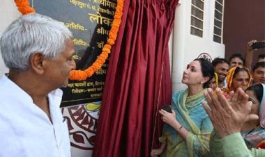 उपमुख्यमंत्री दिया कुमारी ने करौली जिले के पदमपुरा में नवनिर्मित प्राथमिक स्वास्थ्य केंद्र का किया लोकार्पण