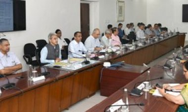 कमेटी ऑफ़ सेक्रेटरीज (सीओएस) की बैठक का आयोजन आमजन के लिए राहत का माध्यम बन रहे ग्रामीण एवं शहरी सेवा शिविर: मुख्य सचिव