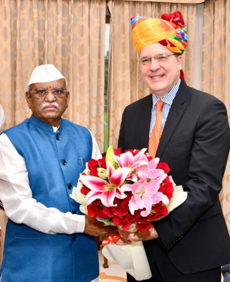 राज्य और राष्ट्र विकास से जुड़े विभिन्न मुद्दों पर किया संवाद, राज्यपाल से ब्राजील के राजदूत केनेथ फेलिक्स हैकिंस्की दा नोब्रेगा ने मुलाकात की