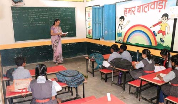 युक्तियुक्तकरण से ग्रामीण शिक्षा में आ रहा निखार