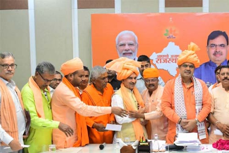 योगी, नाथ एवं सिद्ध समाज के प्रतिनिधिमंडल ने मुख्यमंत्री श्री भजनलाल शर्मा से की भेंट