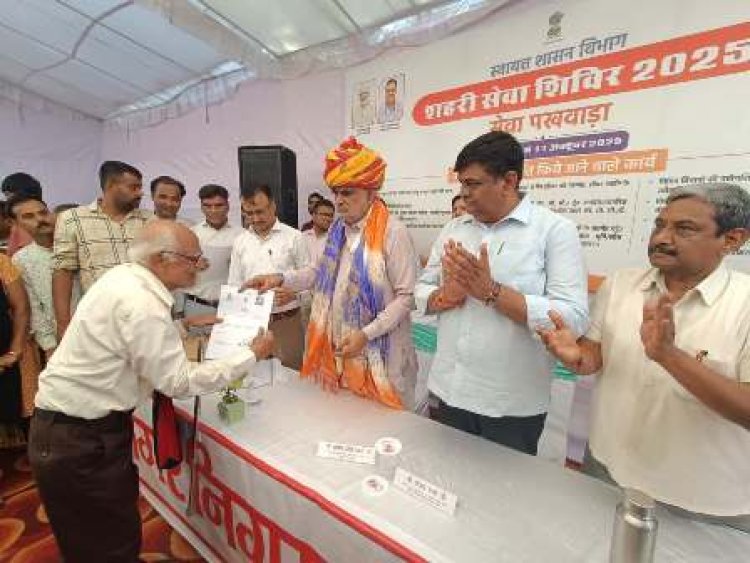 यूडीएच मंत्री झाबरसिंह खर्रा एवं वन मंत्री संजय शर्मा ने अलवर में यूआईटी एवं नगर निगम में आयोजित शहरी सेवा शिविरों का किया निरीक्षण