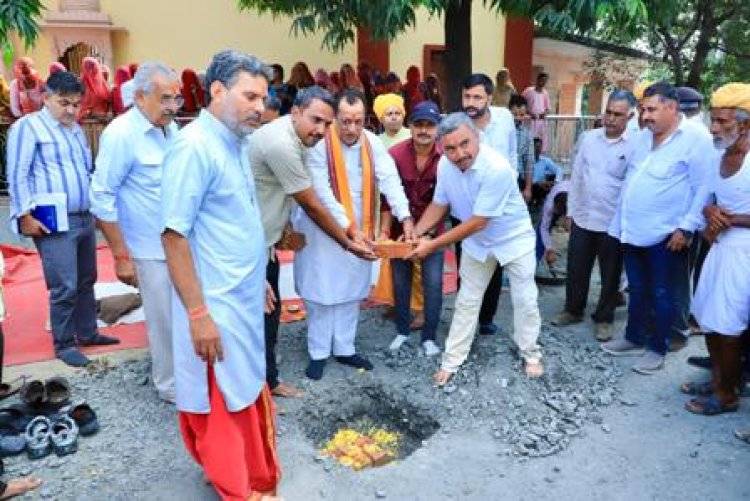 पाली के सुमेरपुर से जाखोड़ा तक सड़क निर्माण का हुआ भूमिपूजन
