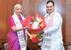 CM भजनलाल शर्मा ने केन्द्रीय कृषि एवं ग्रामीण विकास मंत्री तथा केन्द्रीय वित्त मंत्री से की मुलाकात