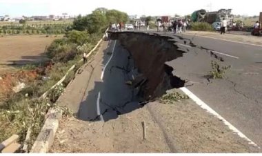 सड़क धंसने की घटना की जांच के लिए समिति गठित