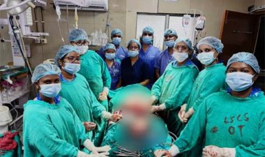 अम्बेडकर अस्पताल में दुर्लभ एवं अपने आप में अनोखी सेकेंडरी एब्डोमिनल प्रेग्नेंसी का सफल ऑपरेशन