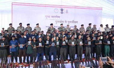 छत्तीसगढ़ में नक्सलवाद अब अंतिम सांसें ले रहा है, विकास का नया युग प्रारंभ हो चुका है: मुख्यमंत्री विष्णु देव साय