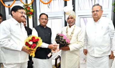 मुख्यमंत्री साय गुरु खुशवंत साहेब के गृहप्रवेश कार्यक्रम में हुए शामिल