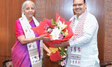 CM भजनलाल शर्मा ने केन्द्रीय कृषि एवं ग्रामीण विकास मंत्री तथा केन्द्रीय वित्त मंत्री से की मुलाकात