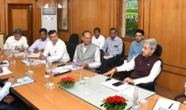 मुख्य सचिव ने ली जल संसाधन विभाग की बैठक, राम जल सेतु लिंक परियोजना एवं विभाग की विभिन्न योजनाओं की प्रगति की समीक्षा