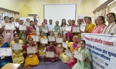 साथिनों और पर्यवेक्षकों में समुदाय में जेंडर-आधारित हिंसा (जी.बी.वी) की रोकथाम की क्षमता को और सशक्त बनाने के लिए जयपुर में आयोजित तीन दिवसीय प्रशिक्षण कार्यक्रम हुआ सम्पन्न