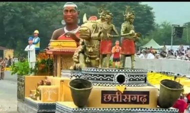 गुजरात की धरती पर बस्तर का सम्मान, एकता परेड में छत्तीसगढ़ की झांकी ने दिखाया विकास का नया मॉडल
