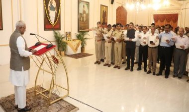 राज्यपाल मंगुभाई पटेल ने दिलाई एकता दिवस की शपथ
