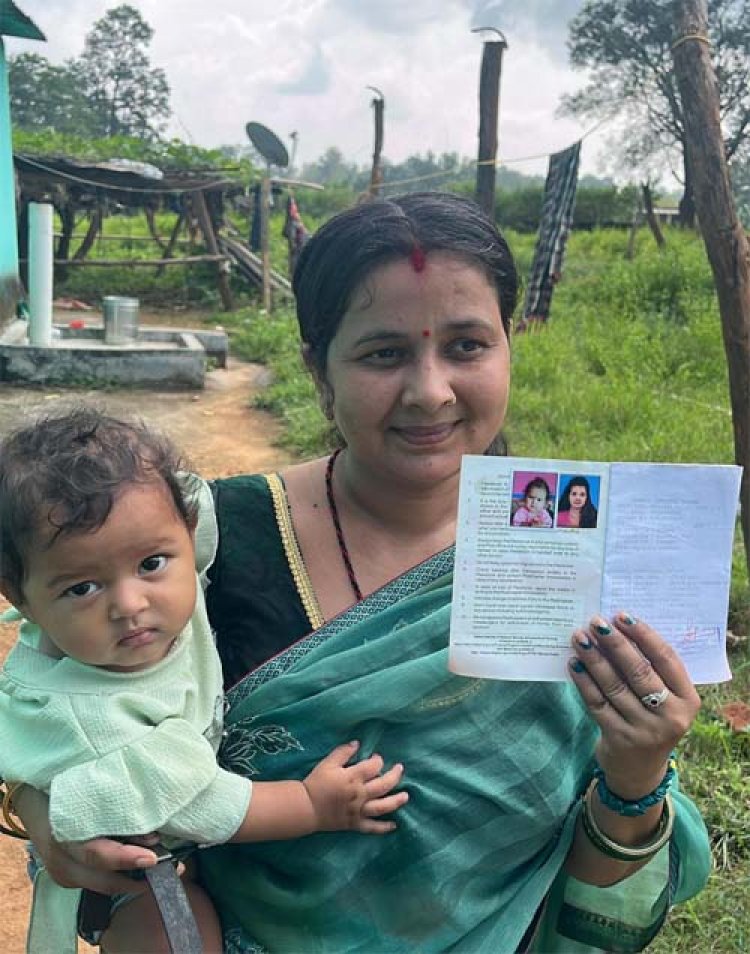 बेटी का भविष्य सुरक्षित करने की अनोखी पहल की बिदवंती ने