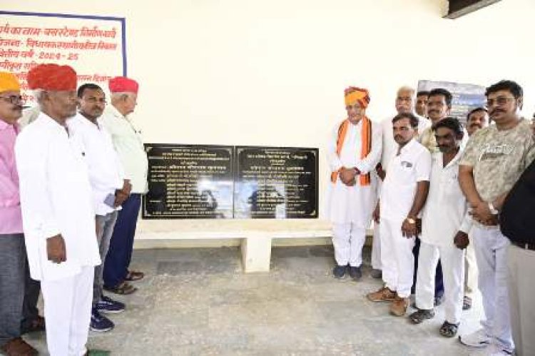 कैबिनेट मंत्री जोराराम कुमावत ने पा​ली जिले में किया बस स्टैंड का उद्घाटन