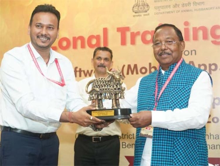 पशुपालन और डेयरी उद्योग से आत्मनिर्भर भारत के लक्ष्य को आगे बढ़ाएंगे: मंत्री रामविचार नेताम 