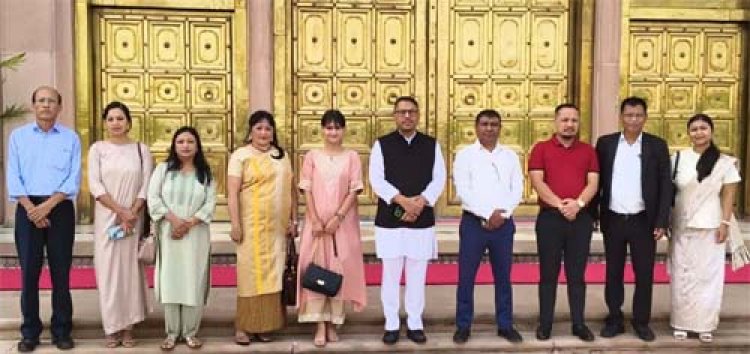 मेघालय विधानसभा की प्राक्कलन समिति ने किया राजस्थान विधानसभा का अध्ययन भ्रमण