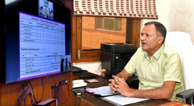 मुख्य निर्वाचन अधिकारी ने अंता विधानसभा उपचुनाव-2025 तैयारियों की समीक्षा कर कार्मिकों को अधिक संवेदनशील और सतर्क रहकर कार्य करने के दिए निर्देश