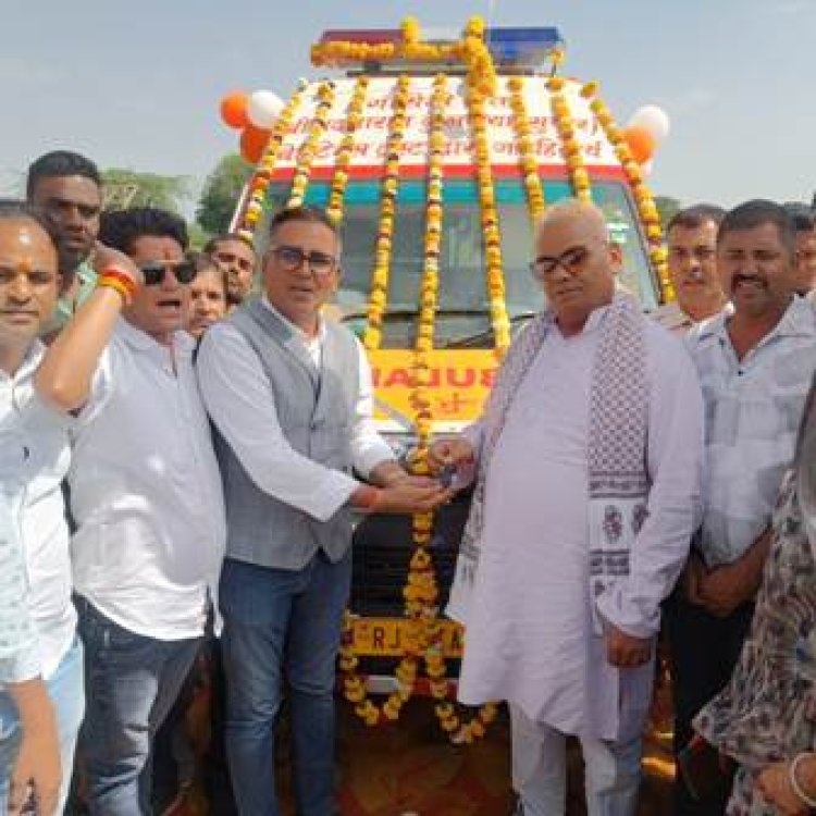 अब कोटा के रामगंजमंडी में गंभीर मरीजों की बचेगी जान, शिक्षा मंत्री की पहल पर मिली एम्बुलेंस