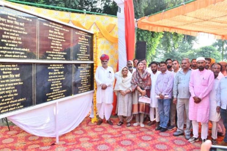 यूडीएच मंत्री ने नोहर में शहरी सेवा शिविर का किया निरीक्षण, विभिन्न विकास कार्यों का शिलान्यास