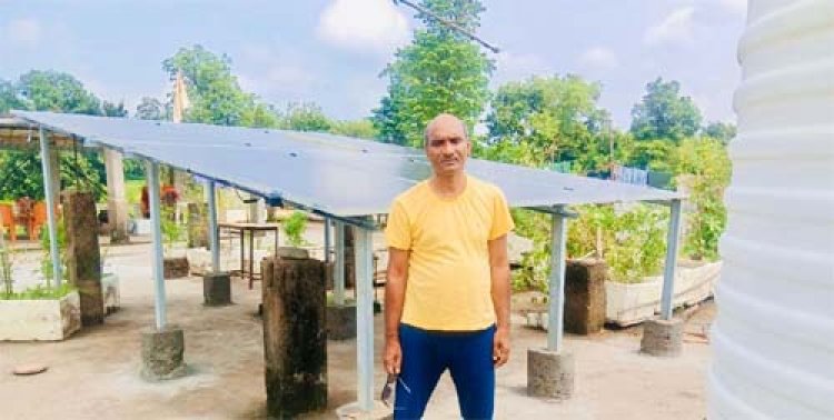 सूर्यघर मुफ्त बिजली योजना से रोशन हुआ दिनेश का घर