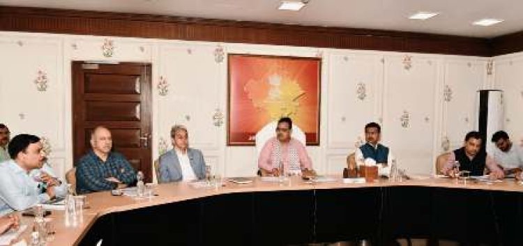 10 दिसम्बर को प्रस्तावित प्रवासी राजस्थानी दिवस के संबंध में समीक्षा बैठक