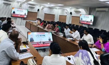 वंदे मातरम् की 150वीं वर्षगांठ पर संचालनालय समाज कल्याण में देशभक्ति का अनूठा समागम