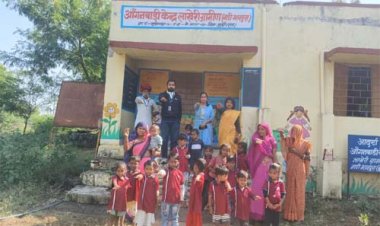 प्रदेश की 63 हजार आंगनबाड़ियों में छोटे बच्चों ने गाया वंदे मातरम्