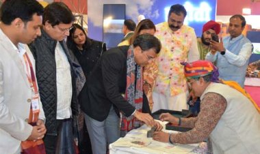 आईआईटीएफ- 2025 प्रमुख शासन सचिव, उद्योग ने भारतीय अंतर्राष्ट्रीय व्यापार मेले में राजस्थान मण्डप का किया उद्घाटन