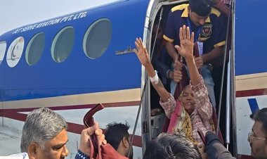 पीएम एयर एम्बुलेंस से ताराबाई को उच्च स्तरीय इलाज के लिए इंदौर भेजा