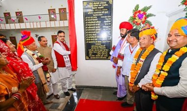 मुख्यमंत्री भजनलाल शर्मा ने बाली में 110 करोड़ रुपये से ज्यादा के विकास कार्यों का किया लोकार्पण एवं शिलान्यास