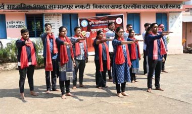 कृषि महाविद्यालय रायपुर के छात्रों ने जैविक एवं प्राकृतिक खेती तथा राष्ट्रीय शिक्षा नीति के महत्व पर नुक्कड़ नाटक प्रस्तुत किया