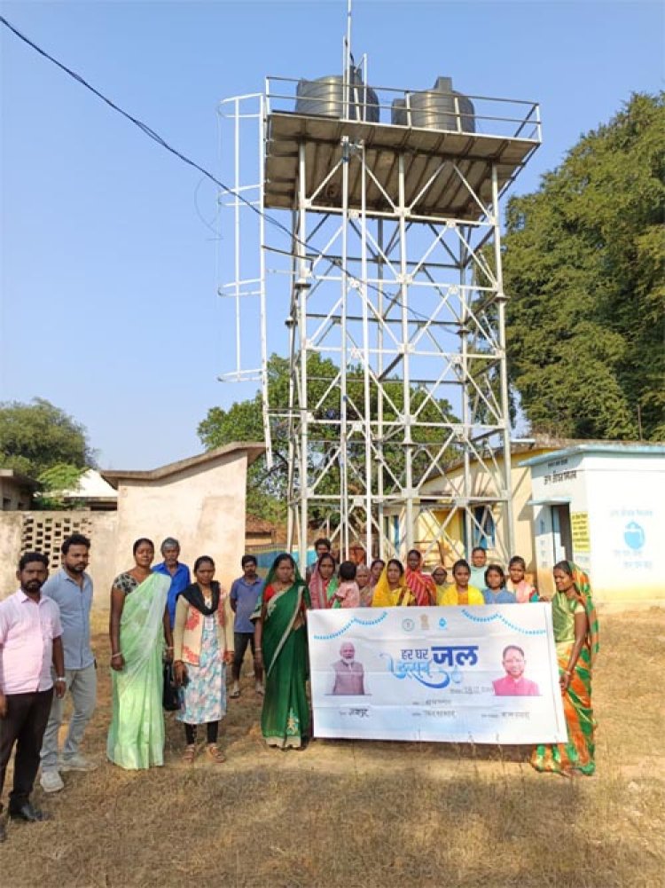 जल जीवन मिशन- मुण्डाडीह में 92 घरेलू नल कनेक्शन क्रियाशील