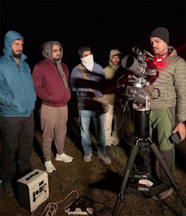 पर्यटन स्थल राजमेरगढ़ में कॉस्मिक नाइट्स का शानदार आयोजन