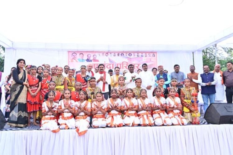 उपमुख्यमंत्री शर्मा ने 4.41 करोड़ रूपये की लागत के 250 सीटर नालंदा लाइब्रेरी का किया भूमिपूजन