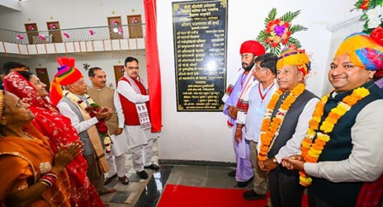 मुख्यमंत्री भजनलाल शर्मा ने बाली में 110 करोड़ रुपये से ज्यादा के विकास कार्यों का किया लोकार्पण एवं शिलान्यास