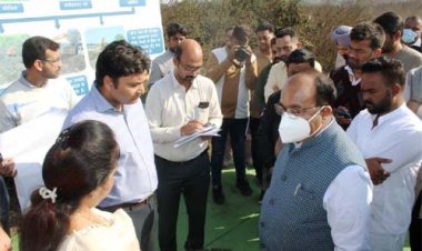 उप मुख्यमंत्री अरुण साव ने सरोना डंप-साइट का किया निरीक्षण