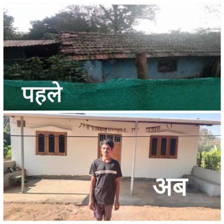 बदली भीमा की जिंदगी आई खुशहाली प्रधानमंत्री आवास योजना से