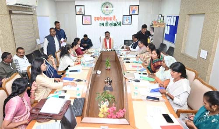 उप मुख्यमंत्री विजय शर्मा से जिला पंचायत अध्यक्षों ने विभिन्न मांगों पर की चर्चा