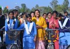 सरस्वती साइकिल योजना से बालिकाओं को मिला शिक्षा का संबल