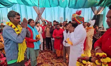 गणेश पुराण के दौरान ईसाई धर्म से तीन परिवारों ने की सनातन धर्म में वापसी 