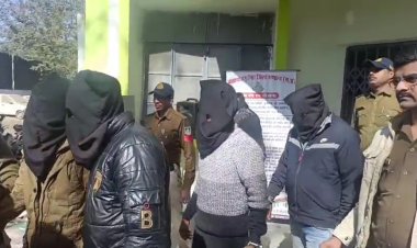 किन्नर से करीब डेढ़ लाख रूपये की डकैती करने वाले 5 अरोपिययों को पुलिस ने किया गिरफ्तार