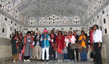 आमेर महल की दिव्य एवं भव्य छटा देखकर अभिभूत हुए राष्ट्रमंडल देशों के संसदीय प्रतिनिधि