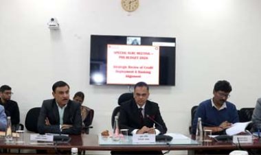 मुख्य सचिव की स्टेट लेवल बैंकर्स कमेटी के साथ बजट पूर्व बैठक